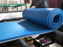 藍色橡塑保溫板 